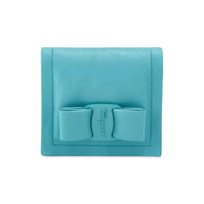 Salvatore Ferragamo Bi-Fold Wallet "Tyrone Turquoise"