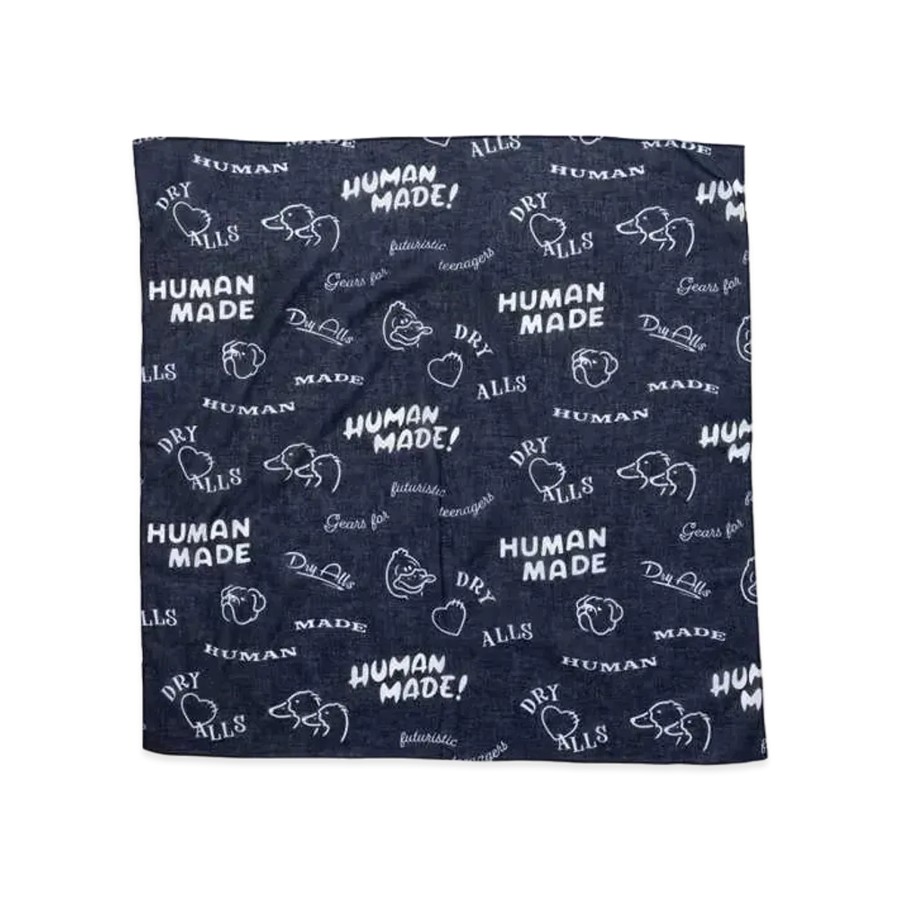 HUMAN MADE Big Bandana #2 "Navy"