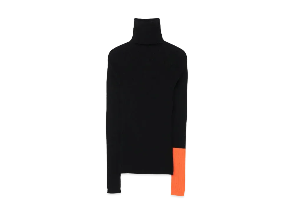 Yohji Yamamoto 12G1P2 X RIB WG WG TURTLE PO "Black/Orange"