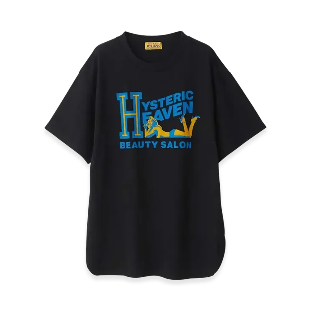HYSTERIC GLAMOUR H Beauty Salon Oversized T-shirt "Black"
