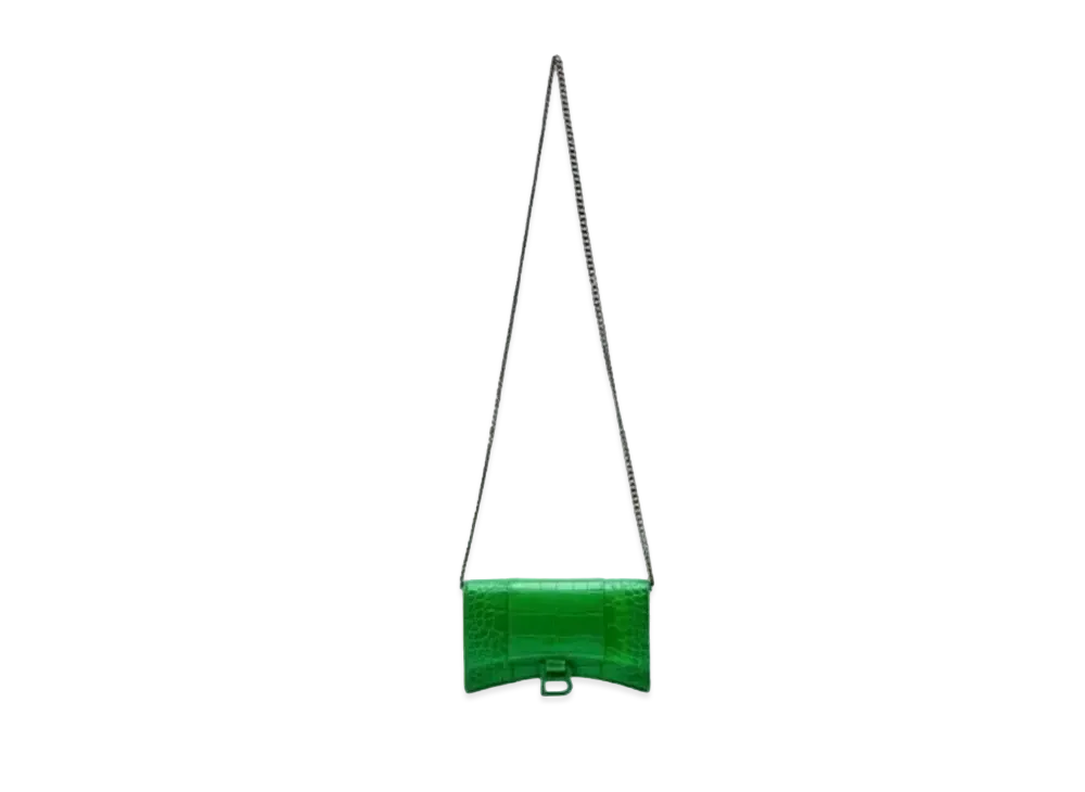 BALENCIAGA Hourglass Chain Mini Wallet