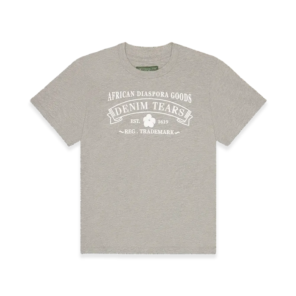 DENIM TEARS ADG Tee "Heather Grey"