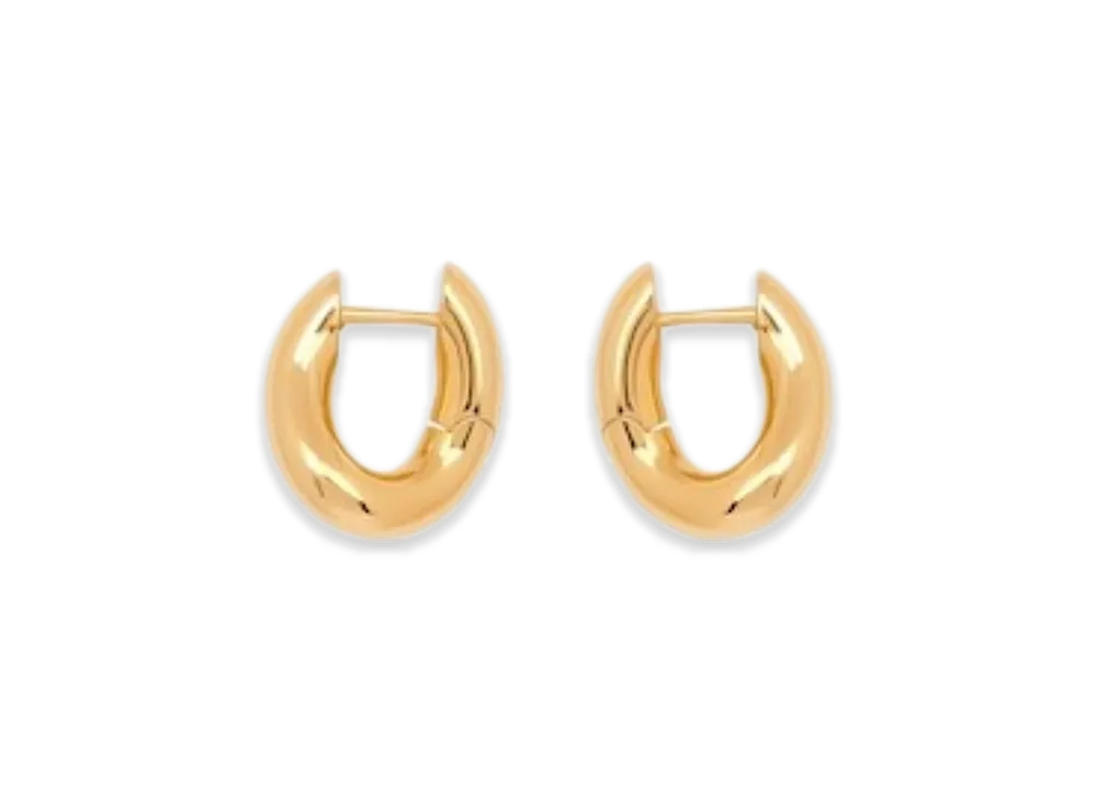 BALENCIAGA Loop XXS Earrings "Gold"