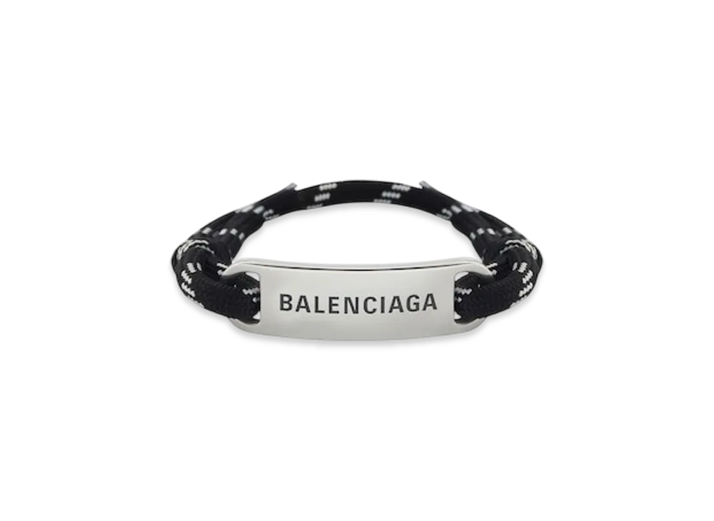 BALENCIAGA Plate Bracelet "Silver"