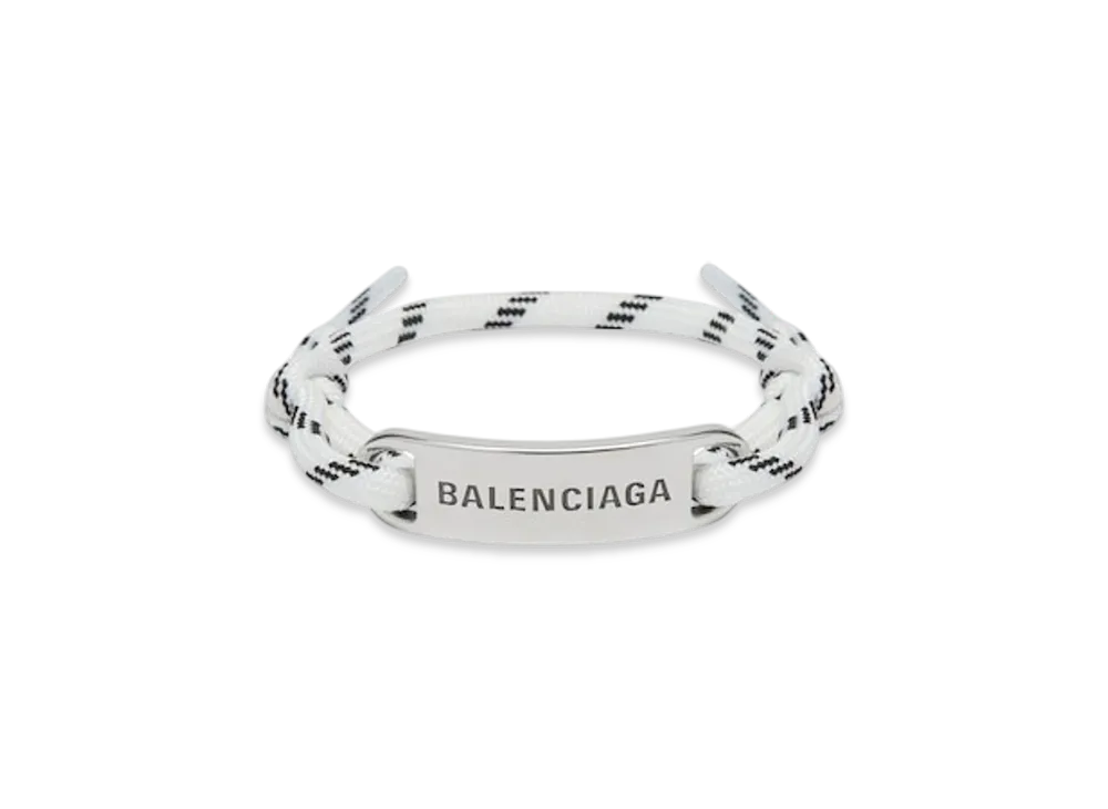 BALENCIAGA Plate Bracelet "Silver"