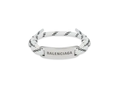 BALENCIAGA Plate Bracelet "Silver"