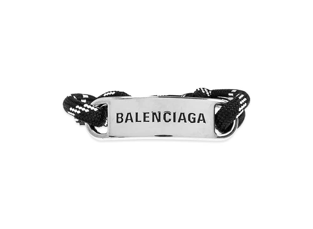 BALENCIAGA Women's Bijoux "Blk/White/Ant Silver"