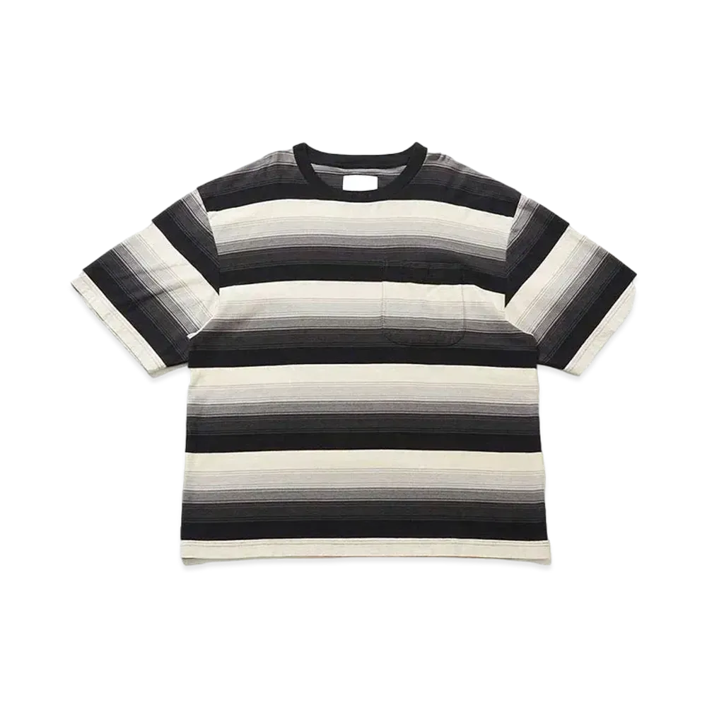 SUGARHILL MULTI STRIPE BIG TEE "BLACK STRIPE"