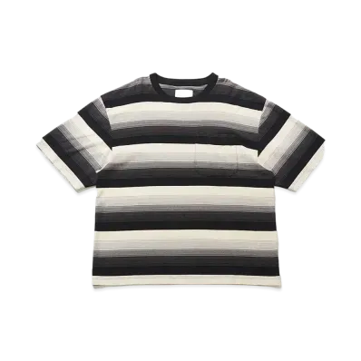 SUGARHILL MULTI STRIPE BIG TEE "BLACK STRIPE"