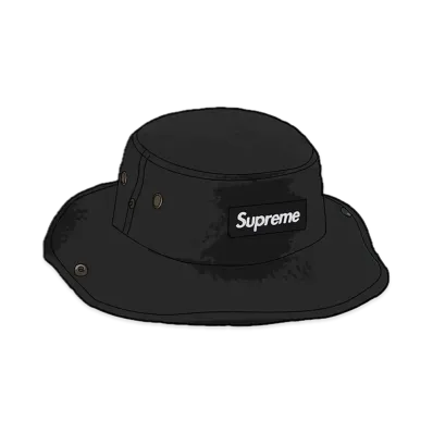 Supreme Military Boonie "Black" (23FW)