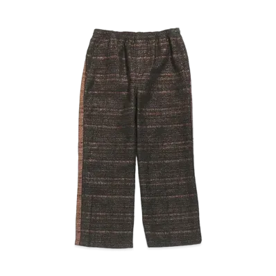 Needles S.L. SEAM POCKET PANT - W/N/R/PE LAME CLOTH JQ. "Bronze"