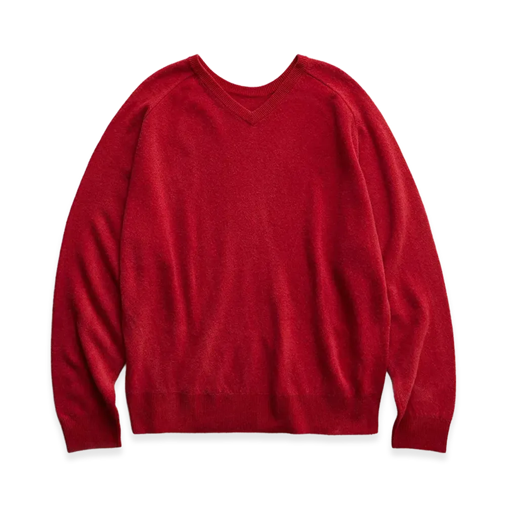 NICENESS Gibbons Vicuña Cashmere Double-Faced Sweater "Scaret"