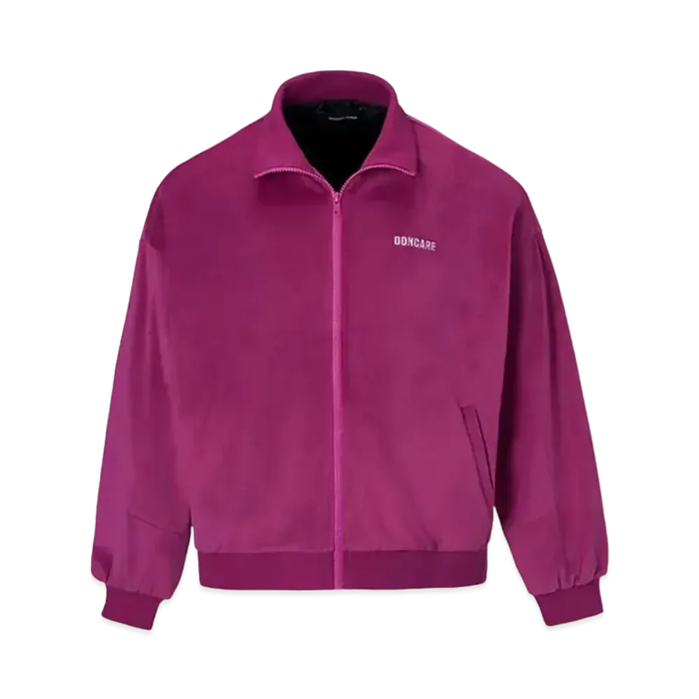 DONCARE Polyester Velour Jacket "Purple"