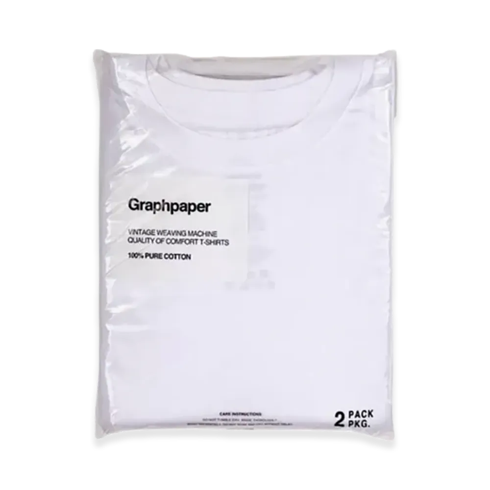 Graphpaper 2-Pack Crew Neck Tee "White"
