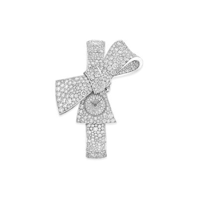 Van Cleef & Arpels Ruban Secret watch "18K White gold/Diamond"