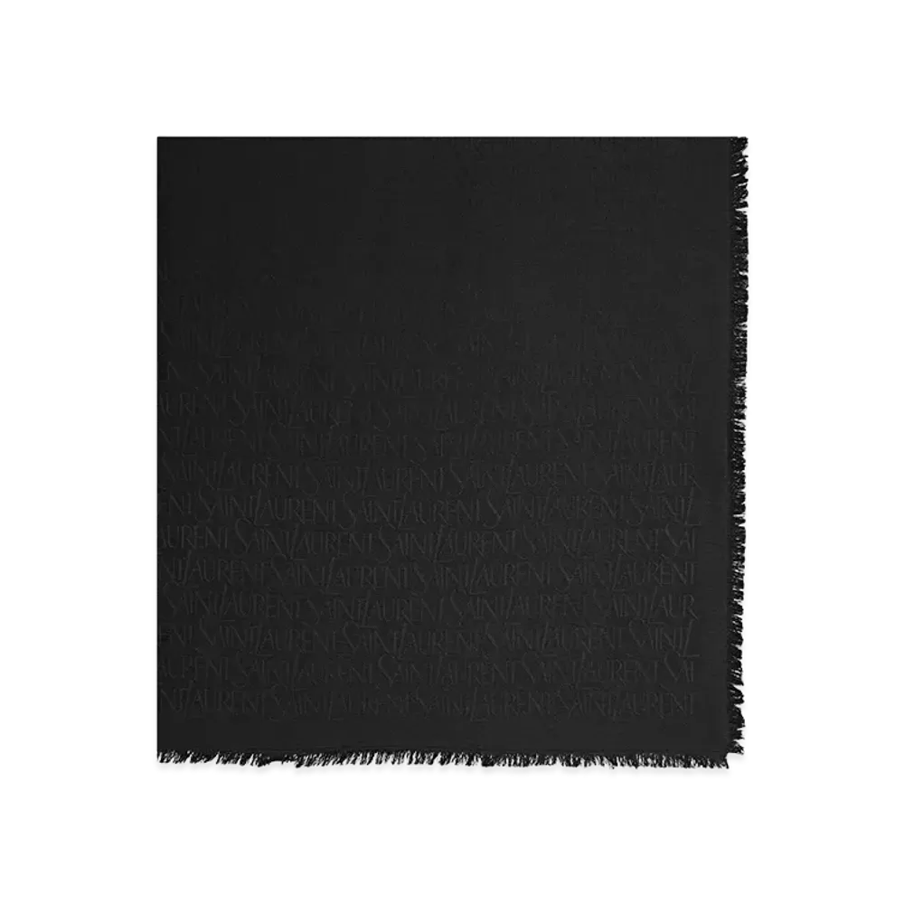 Saint Laurent Women's Scarfs "Black"