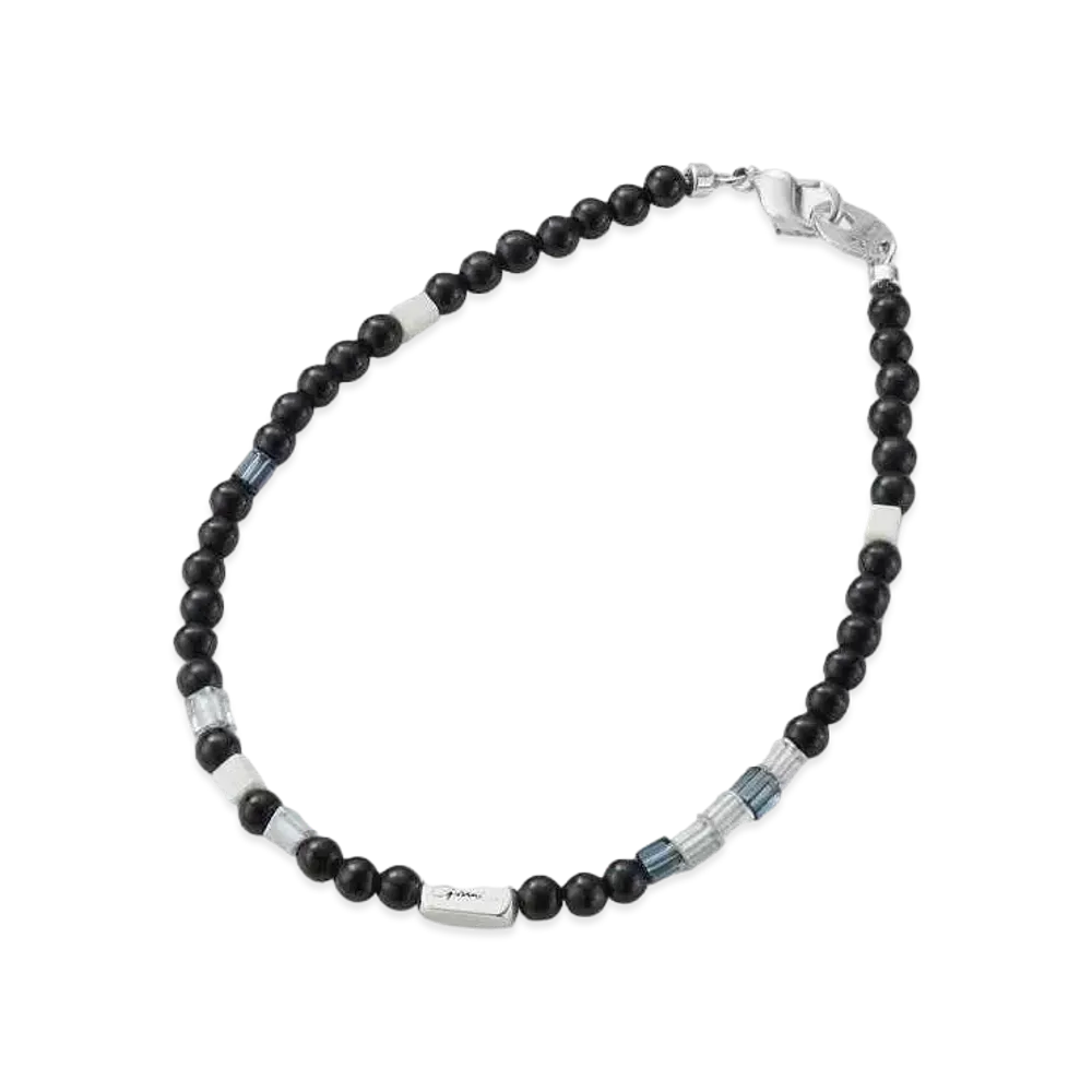 GARNI Mix Beads Bracelet "BLACK"