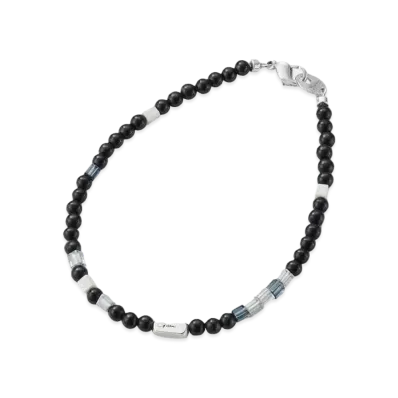 GARNI Mix Beads Bracelet "BLACK"