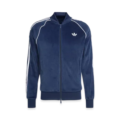 adidas SST Adicolor Velour Track Top "Night Indigo"