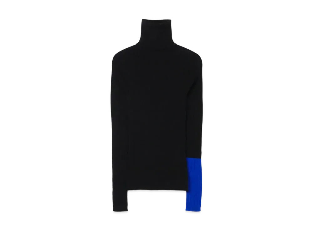 Yohji Yamamoto 12G1P2 X RIB WG WG TURTLE PO "Black/Blue"