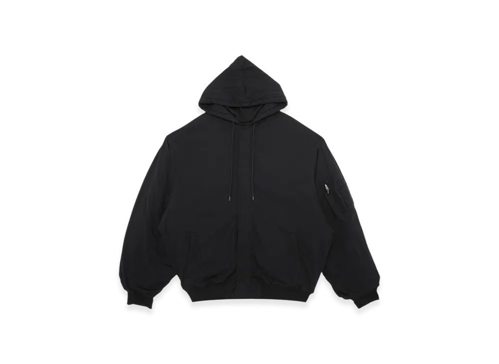 BALENCIAGA x Marvel Hulk 2021 Padded Bomber Hoodie "Black"