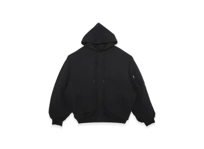 BALENCIAGA x Marvel Hulk 2021 Padded Bomber Hoodie "Black"