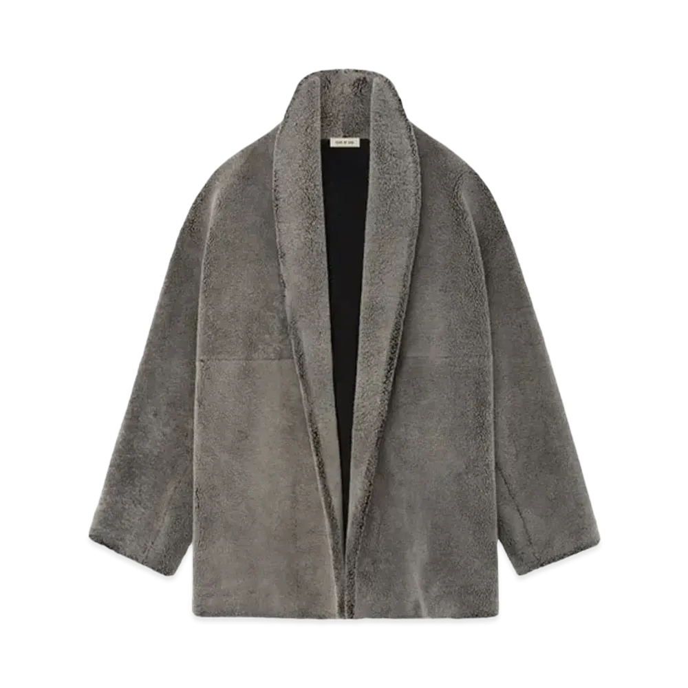 FEAR OF GOD Sherpa Shawl Collar Jacke "Vintage Black"
