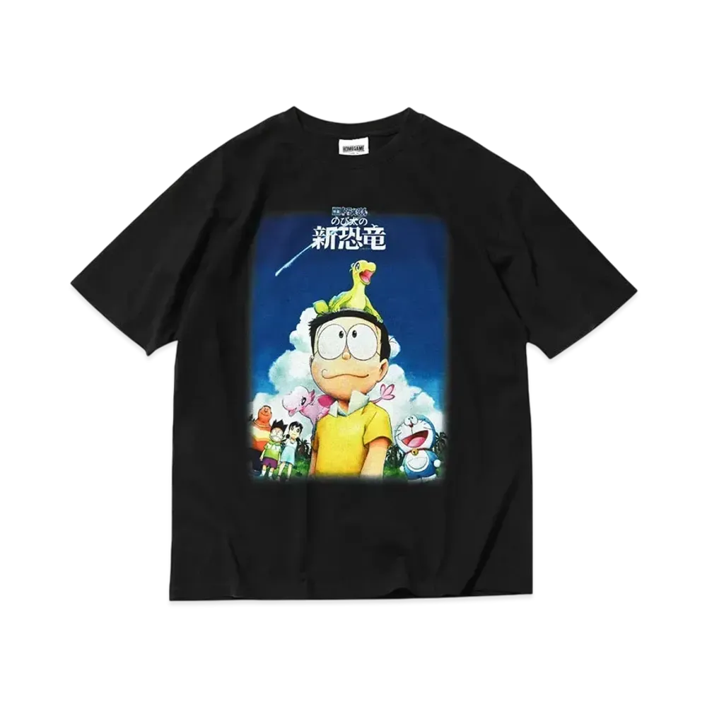 HOME GAME 映画ドラえもん \ 2020 のび太の新恐竜TEE "BLACK"