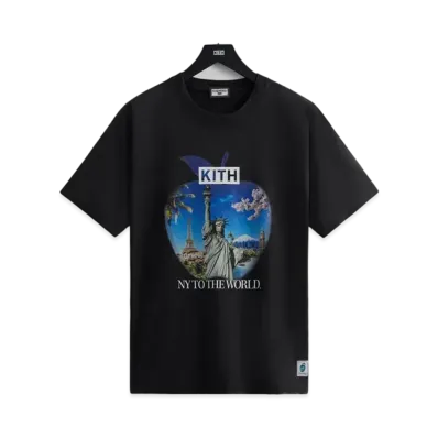 Kith New York to the World Souvenir Vintage Tee "Black"