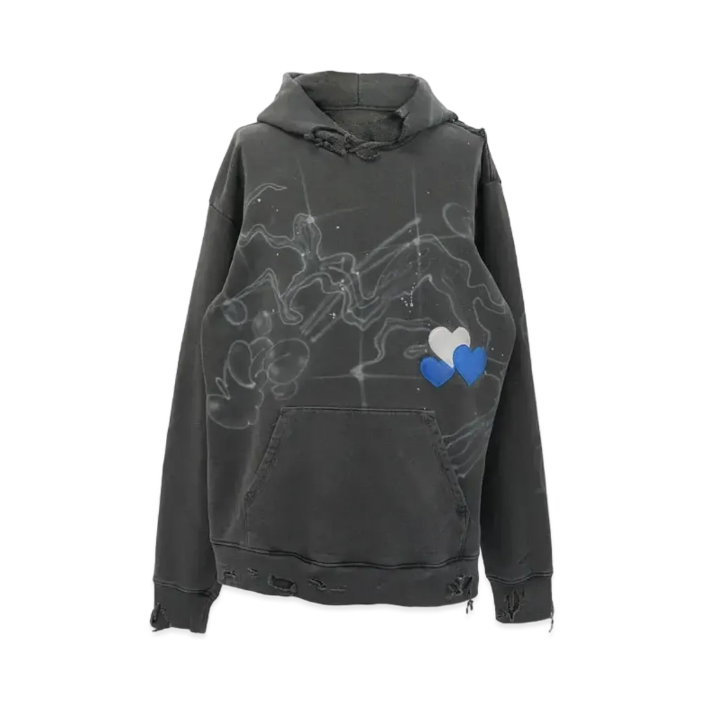 COIN PARKING DELIVERY Pine Tree Pattern Hoodie #5 "Black"