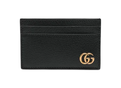 GUCCI 'GG Marmont' Card Holder "Black"