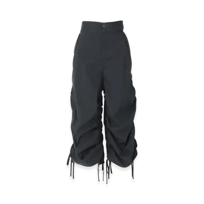 HYSTERIC GLAMOUR Women's Side Gather Military Pants "Black"