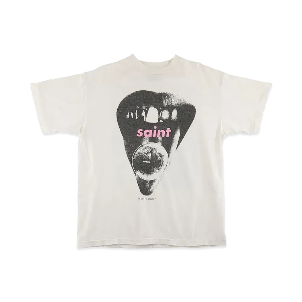 SAINT Mxxxxxx T-SHIRT DRAG "White"