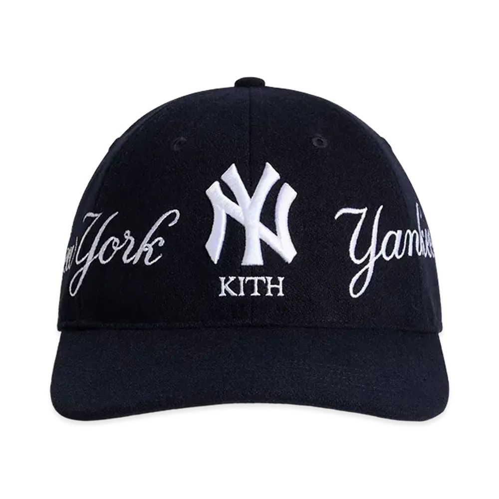 Kith x '47 x The New York Yankees Wool K Clean Up Cap "Nocturnal"