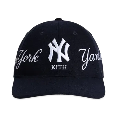 Kith x '47 x The New York Yankees Wool K Clean Up Cap "Nocturnal"