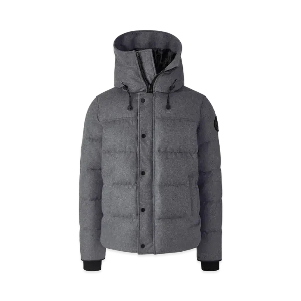 CANADA GOOSE MacMillan Parka Wool "Slate Grey Melange"