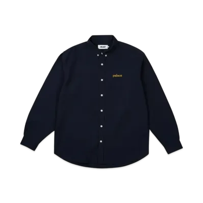 PALACE Seersucker Oxford Shirt "Navy"