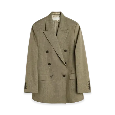 OUR LEGACY Women's Haul Blazer "Clay Flowy Fleck Wool"