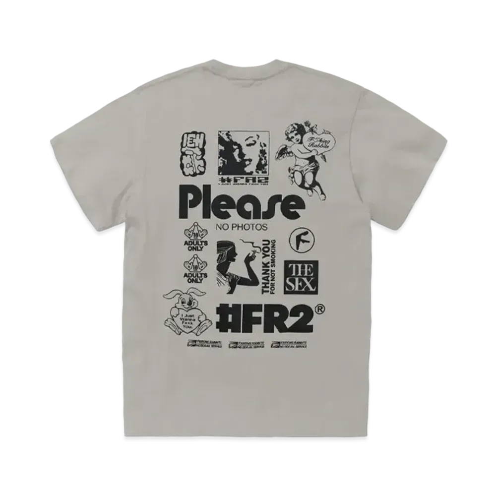 FR2 Please No Photos T-Shirt "Light Blue"