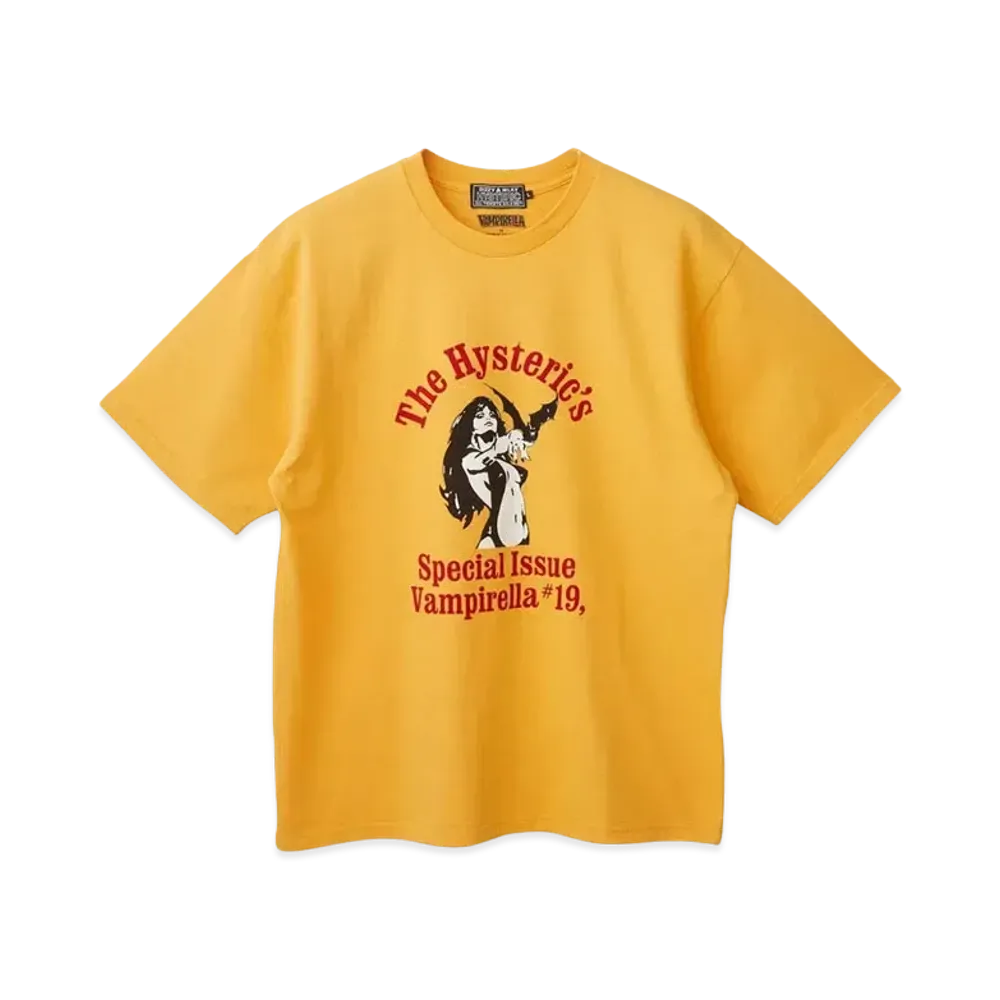 HYSTERIC GLAMOUR Vampirella/Special Issue Tee "Yellow"