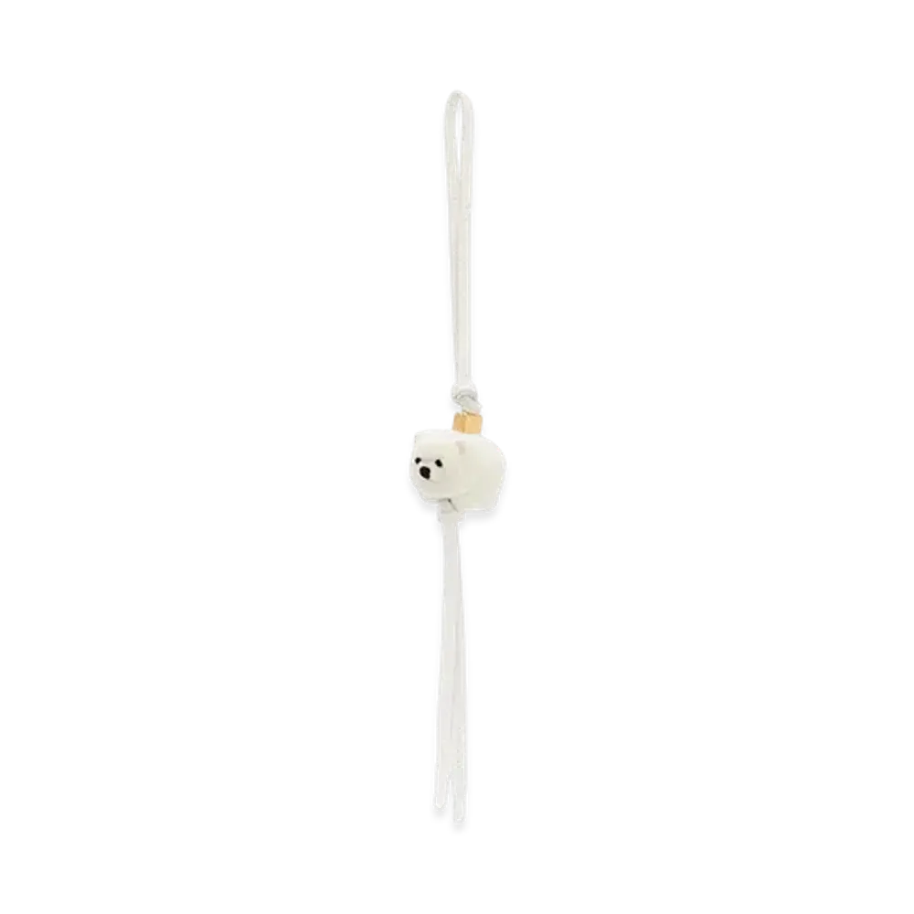 LOEWE Chow Chow Charm "Soft White"