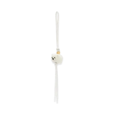 LOEWE Chow Chow Charm "Soft White"