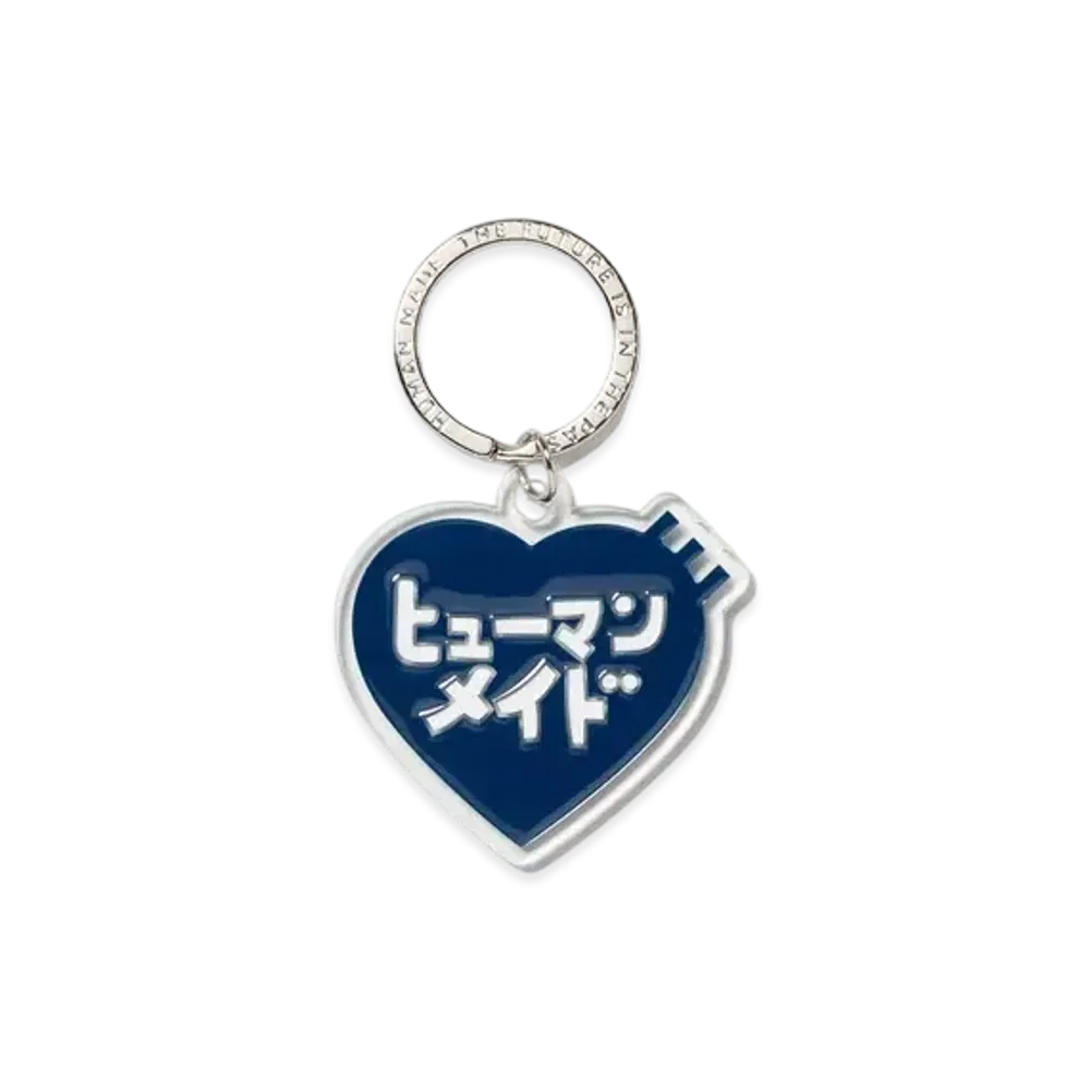 HUMAN MADE Keiko Sootome Heart Keyring "Navy"