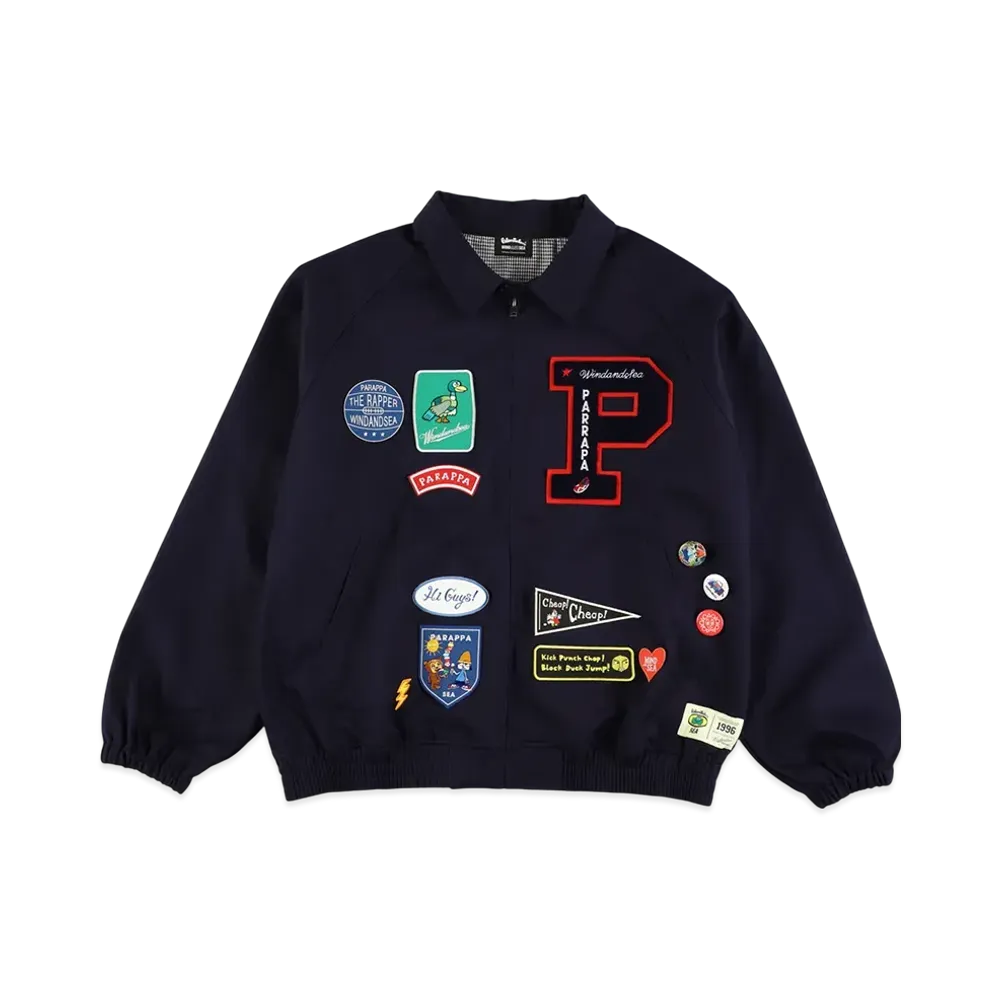 WIND AND SEA x PARAPPA THE RAPPER Work Jacket "Navy"