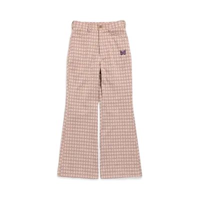 Needles FLARED STUDENT PANT - POLY JQ.(FOR WOMEN) "Argyle"