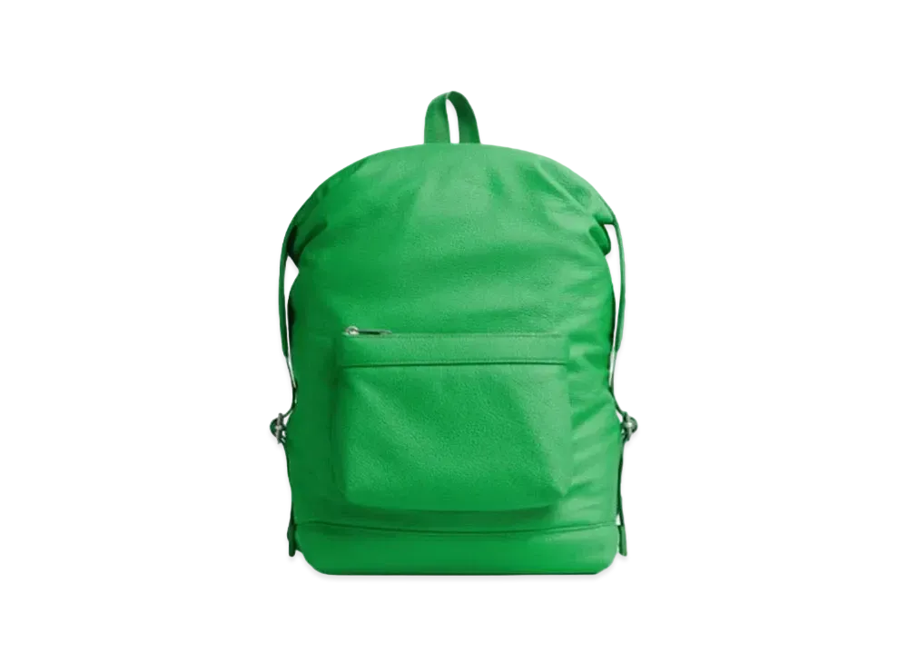 Bottega Veneta Leather Nylon Backpack "Parakeet"