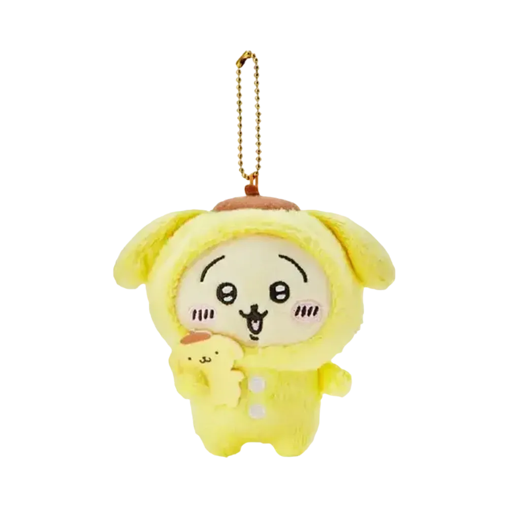 Sanrio -Chiikawa- Nagano Friends x Sanrio Characters Mascot Holder (Usagi x Pom Pom Purin)