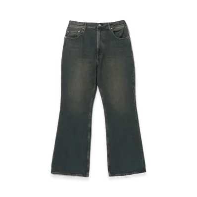 BEAMS FUTURE ARCHIVE Baggy Flare Denim "Durty Used"
