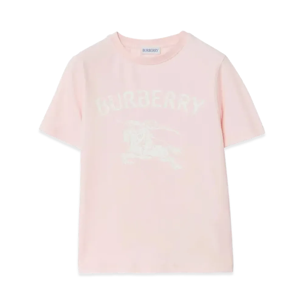 Burberry Kids KG5 Cedar Stamp EKD T-Shirt "Ice Pink"
