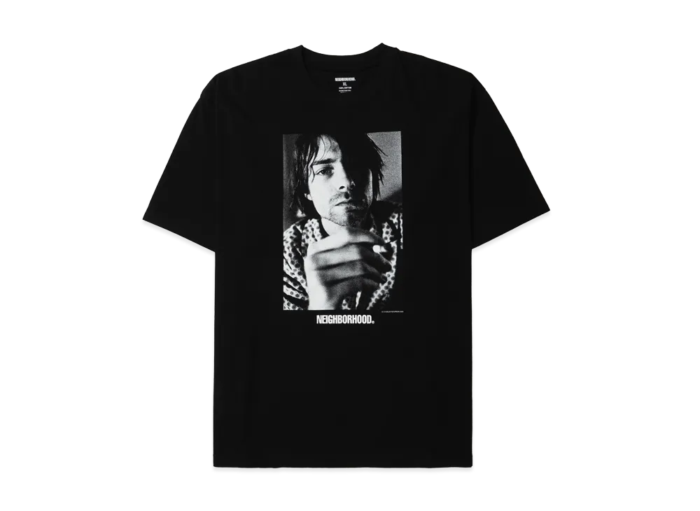 NEIGHBORHOOD x Charles Peterson Tee SS-4 "Black"